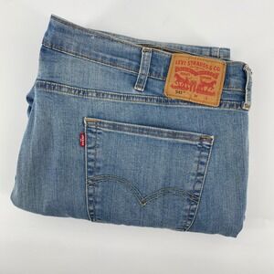 Levi Strauss & Co 541 Athletic Fit Mens Jeans Size W48 L30 Medium Wash Denim